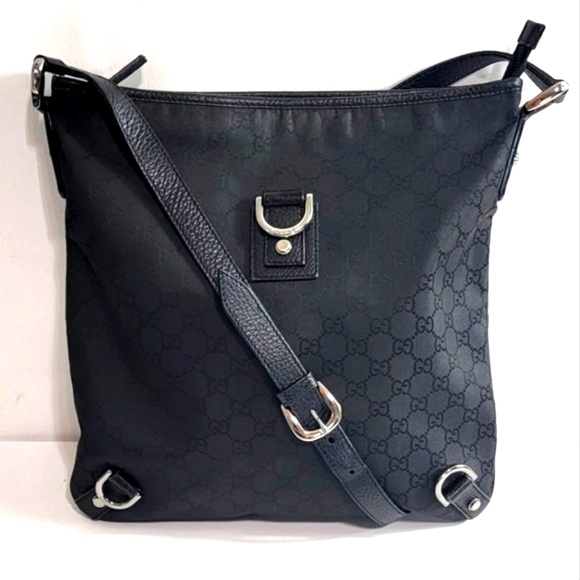 GUCCI GG Canvas Abbey D-Ring Crossbody Bag